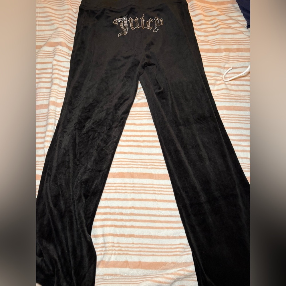 Black Velvet Pants